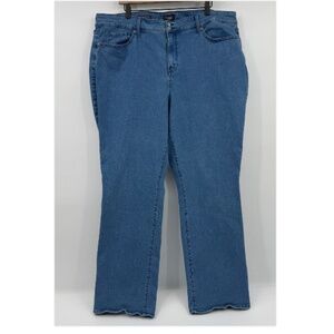 NYDJ Jeans Women 22W Blue Marilyn Straight Leg Denim Stretch LiftTuck Light Wash